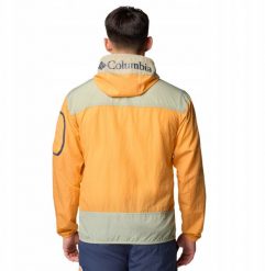 Columbia Challenger Windbreaker Anorak 2117001841 Żółte L. Żółte kurtki męskie Columbia, l, bez wzorów, bez kaptura. Za 230.11 zł.