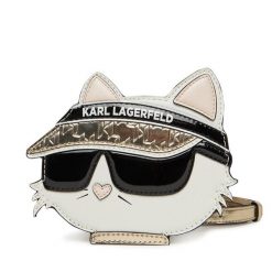 Torebka Karl Lagerfeld Kids. Białe torby i plecaki dziecięce Karl Lagerfeld Kids. Za 389.99 zł.