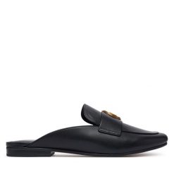 Klapki MICHAEL Michael Kors. Czarne klapki damskie MICHAEL Michael Kors, bez wzorów, bez obcasa. Za 679.99 zł.