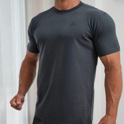 Premium Active Tee - koszulka sportowa. Czarne koszulki sportowe męskie REEVA, m, bez wzorów, z bawełny, bez kołnierzyka, bez ramiączek, na fitness i siłownię. Za 192.00 zł.