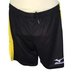 Szorty domowe Chambéry Handball 2018/19. Czarne krótkie spodenki sportowe męskie Mizuno, bez wzorów, do piłki ręcznej. Za 193.50 zł.