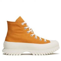 Buty do chodzenia damskie Converse Chuck Taylor All Star Lugged 2.0. Brązowe obuwie sportowe damskie Converse, bez wzorów, z materiału, trekkingowe. W wyprzedaży za 439.95 zł.