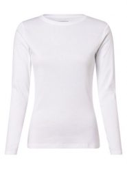 Brookshire koszulka z długim rękawem Kobiety Bawełna biały, XS. Białe t-shirty damskie brookshire, uniwersalny, bez wzorów, z bawełny, klasyczne, bez kołnierzyka. Za 99.95 zł.