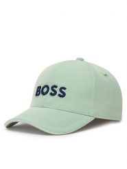 BOSS Czapka z daszkiem J53118 S Zielony jasny. Zielone rękawiczki dziecięce Boss, bez wzorów, z bawełny. Za 129.99 zł.