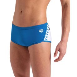 Szorty Kąpielowe Arena Planet Swim Low Waist Short. Niebieskie kąpielówki męskie Arena, m, bez wzorów, z materiału, do pływania. Za 239.00 zł.