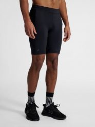Szorty Newline Race. Czarne krótkie spodenki sportowe męskie Newline, xl, bez wzorów, z dzianiny, na fitness i siłownię. Za 282.50 zł.