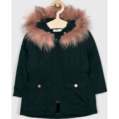 Name it - Parka dziecięca. Czarne kurtki i płaszcze dla dziewczynek Name it, z poliesteru. W wyprzedaży za 199.90 zł.