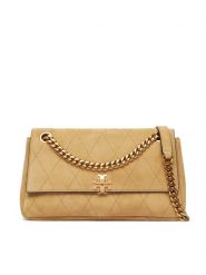 Tory Burch Torebka 183355 Beżowy. Brązowe torebki do ręki damskie Tory Burch, bez wzorów, ze skóry, bez dodatków. Za 2,384.00 zł.