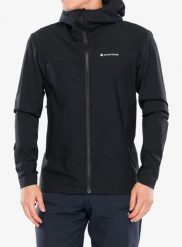 Kurtka softshell Montane Tenacity Hoodie. Czarne kurtki męskie Montane, l, bez wzorów, z elastanu, bez kaptura. Za 604.99 zł.