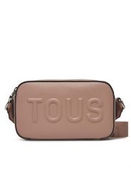 TOUS Torebka La Rue New 395910092 Różowy. Czerwone listonoszki damskie tous, bez wzorów, ze skóry, bez dodatków. Za 479.99 zł.