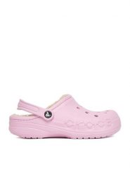 Crocs Klapki C-BAYA LINED CLOG 205969-6GD Różowy. Czerwone klapki damskie Crocs, bez wzorów, z tworzywa sztucznego, bez obcasa. Za 189.99 zł.