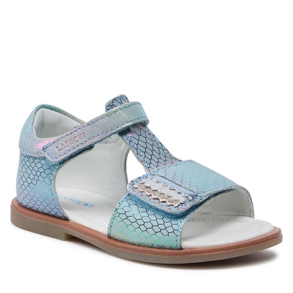 Sandały Lasocki Kids. Niebieskie sandały dziewczęce Lasocki Kids, bez zapięcia. Za 139.99 zł.