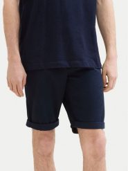 Tom Tailor Szorty materiałowe 1040227 Granatowy Slim Fit. Niebieskie szorty męskie Tom Tailor, m, bez wzorów, z bawełny. Za 169.99 zł.