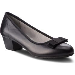 Półbuty JANA - 8-22390-21 Black Nappa 022. Czarne półbuty damskie JANA, z materiału, eleganckie. Za 239.90 zł.