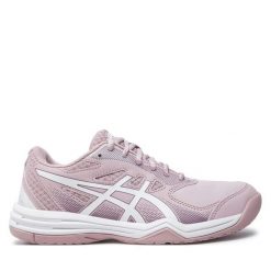 Buty do tenisa Asics. Czerwone obuwie sportowe damskie Asics, bez wzorów, tenisowe. Za 239.99 zł.
