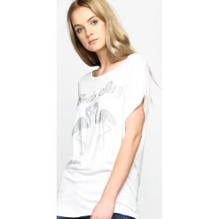 Biały T-shirt Fleming Couple. T-shirty damskie Born2be. Za 59.99 zł.