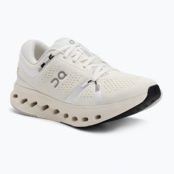 Buty do biegania damskie On Cloudsurfer 2 Wide ivory/ivory. Białe obuwie sportowe damskie On, bez wzorów, z gumy, do biegania. Za 780.15 zł.