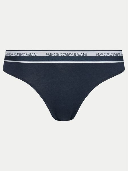 Emporio Armani Underwear Komplet 2 par fig brazylijskich 163334 4R227 00135 Granatowy. Niebieskie figi damskie Emporio Armani Underwear, xl, bez wzorów, z bawełny. Za 159.99 zł.