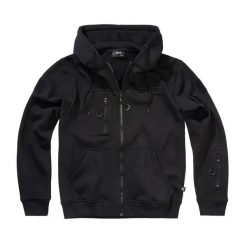 Bluza z kapturem Brandit Tactical. Czarne bluzy męskie Brandit, s, bez wzorów, z materiału, z kapturem. Za 253.00 zł.