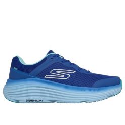 Buty do biegania Skechers Max Cushioning Endeavour. Niebieskie buty sportowe męskie Skechers, z tkaniny, bez zapięcia, do biegania, Skechers Sport. Za 359.99 zł.