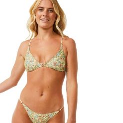 Dół od stroju kąpielowego Rip Curl Sea Of Dreams Cheeky. Zielone bikini damskie RIPCURL, l, bez wzorów. Za 119.99 zł.