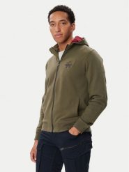 Aeronautica Militare Bluza 262FE2097UF00662 Khaki Regular Fit. Brązowe bluzy męskie Aeronautica Militare, m, bez wzorów, bez kaptura. Za 714.99 zł.