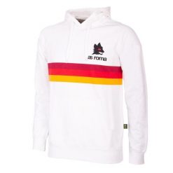 Bluza z kapturem dla dorosłych Listy AS Roma - Biały. Białe bluzy męskie COPA FOOTBALL, m, bez wzorów, z kapturem. Za 339.35 zł.