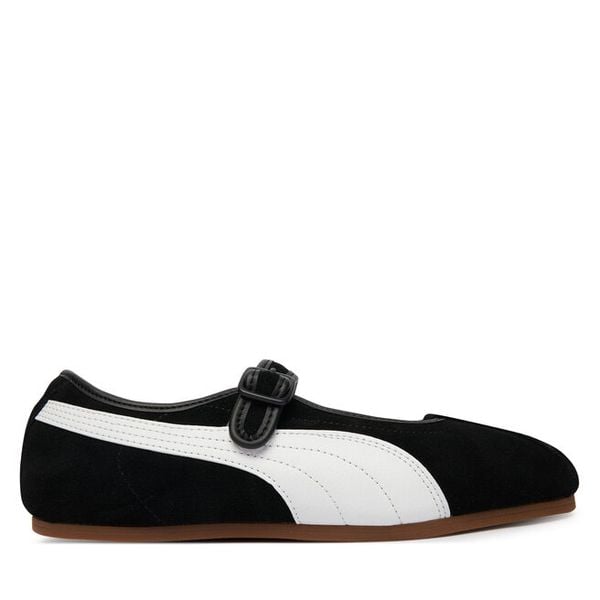 Baleriny Puma. Czarne baleriny damskie Puma, bez wzorów, bez obcasa. Za 329.99 zł.