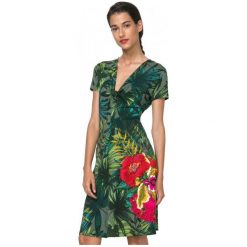Desigual Sukienka Damska Maroni Xs Zielony. Sukienki damskie marki Desigual. W wyprzedaży za 211.00 zł.