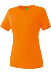 Koszulka Erima Teamsports pomarańczowa - dopasowana, bawełniana. Brązowe koszulki sportowe damskie Erima, m, z aplikacjami, z bawełny, bez kołnierzyka, bez ramiączek, do piłki nożnej. Za 99.50 zł.