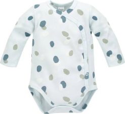 PINOKIO Body rozpinane z długim rękawem niemowlęce wyprawka Fun Time Pinokio 68. Body niemowlęce Pinokio, bez wzorów, bez ramiączek. Za 35.01 zł.
