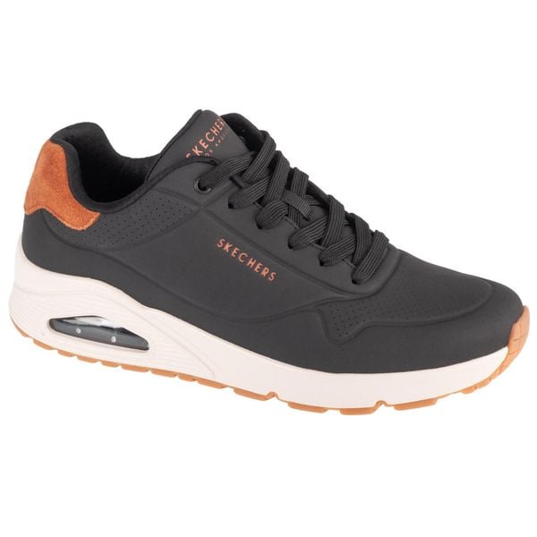 Buty sportowe Sneakersy męskie, Uno - Suited On Air. Czarne buty sportowe męskie Skechers, bez zapięcia, trekkingowe. Za 299.99 zł.