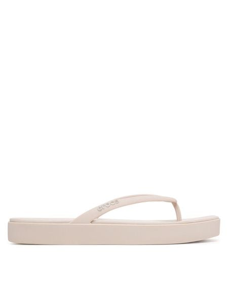 Crocs Japonki Miami Square Flatform Flip 214161 Brązowy. Brązowe klapki damskie Crocs, bez wzorów, bez obcasa. Za 179.99 zł.