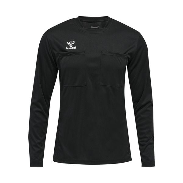 Koszulka z długim rękawem Hummel hmlreferee chevron. Czarne koszulki sportowe męskie Hummel, m, bez wzorów, bez kołnierzyka, bez ramiączek, do piłki ręcznej. W wyprzedaży za 197.50 zł.