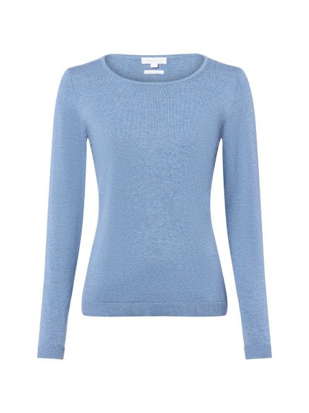 Brookshire Sweter z dzianiny DAmen Kobiety drobna dzianina niebieski marmurkowy, XXXL. Niebieskie swetry damskie brookshire, na jesień, bez wzorów, z bawełny, bez kołnierzyka, bez ramiączek, bez kaptura. Za 199.95 zł.