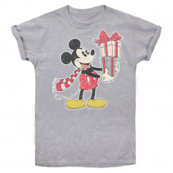 Christmas T-Shirt T-Shirt Damski Mickey Christmas L Szary. Szare t-shirty damskie Christmas T-Shirt. W wyprzedaży za 64.90 zł.