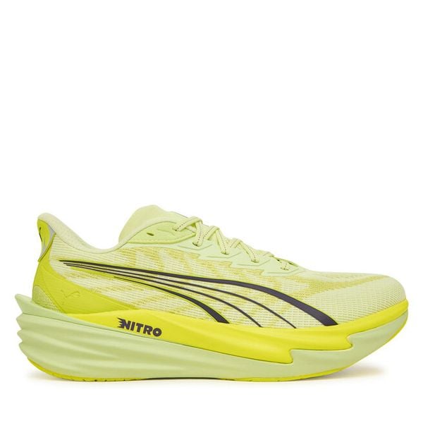 Buty do biegania Puma. Zielone buty sportowe męskie Puma, bez zapięcia, do biegania. Za 599.99 zł.