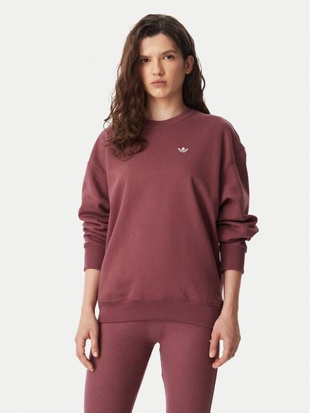 Adidas Bluza Essentials Crew Long Fleece Sweatshirt KT2279 Brązowy Regular Fit. Brązowe bluzy damskie Adidas, xs, bez wzorów, bez kaptura. Za 219.99 zł.