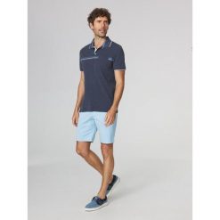Koszulka polo męska TBS Kamalpol. Niebieskie koszulki polo męskie TBS, m, bez wzorów, bez kołnierzyka, bez ramiączek, żeglarskie. Za 299.00 zł.