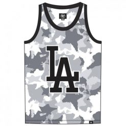 Koszulka męska do baseball'u 47 Brand tank top Los Angeles Dodgers. T-shirty męskie 47 Brand, m, bez wzorów, bez kołnierzyka. Za 229.00 zł.