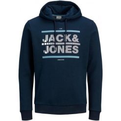Jack & Jones Męska bluza z kapturem - wygodna i stylowa. Fioletowe bluzy męskie Jack&Jones, m, bez wzorów, z kapturem. Za 200.99 zł.