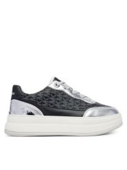 MICHAEL Michael Kors Sneakersy Hayes MK02735002 Czarny. Czarne buty sportowe dziewczęce MICHAEL Michael Kors, bez wzorów, ze skóry, bez zapięcia. Za 449.99 zł.