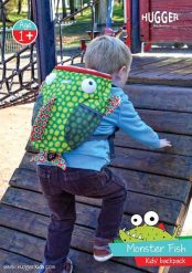 Hugger Plecaczek dla dziecka Hugger, Little Monster, wiek 1-4 lat, wzór Monster Fish. Torby i plecaki dziecięce Hugger. Za 104.25 zł.