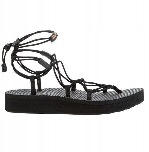 Teva Sandały Midform Infinity czarne r. 38. Czarne sandały damskie Teva, bez wzorów, bez obcasa, bez zapięcia. Za 244.99 zł.