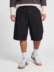 Hummel Szorty hmlI-D BIG SHORTS z recyklingowanego poliestru – dłuższy krój,. Czarne szorty damskie Hummel, xl, bez wzorów, z materiału, klasyczne, z standardowym stanem. Za 229.44 zł.