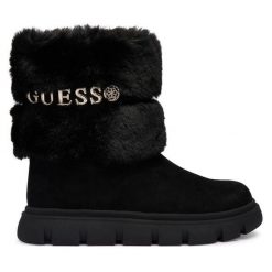 Śniegowce Guess. Czarne śniegowce i trapery damskie Guess. Za 634.99 zł.
