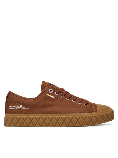 Palladium Trampki 74447-212-M Brązowy. Brązowe trampki i tenisówki damskie Palladium, bez wzorów, bez zapięcia. Za 379.99 zł.