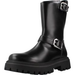 Buty GEOX J MAQUINNENS GIRL Czarny. Czarne trekkingi damskie Geox, trekkingowe. Za 283.99 zł.