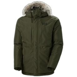 Parka Helly Hansen Coastal 3.0. Zielone parki męskie Helly Hansen, m, bez wzorów, z futra. Za 1,178.65 zł.