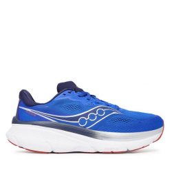 Buty do biegania Saucony. Niebieskie buty sportowe męskie Saucony, bez zapięcia, do biegania. Za 699.99 zł.